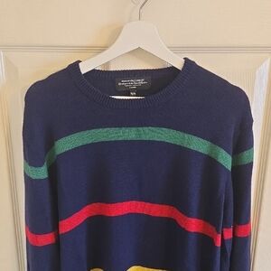 Hudson's Bay Navy Blue Striped Sweater